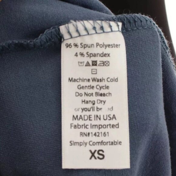 Lularoe Julia Dress Fitted Unicorn Stretch Color Block Print Blue Red Sz XS - Picture 11 of 12